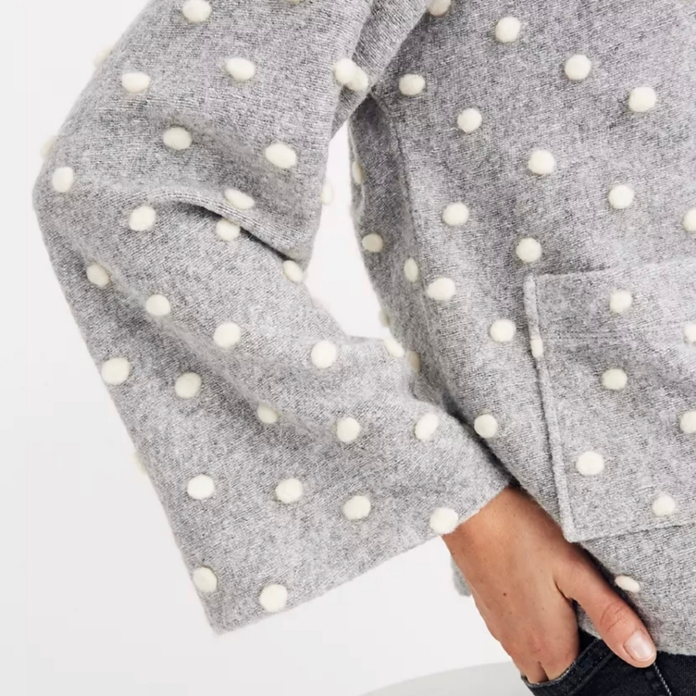 Texture & Thread Boxy Bobble Cardigan - Picture 3 of 10